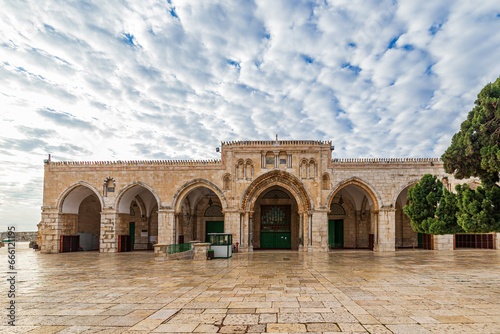 The Al-Aqsa Mosque in East Jerusalem