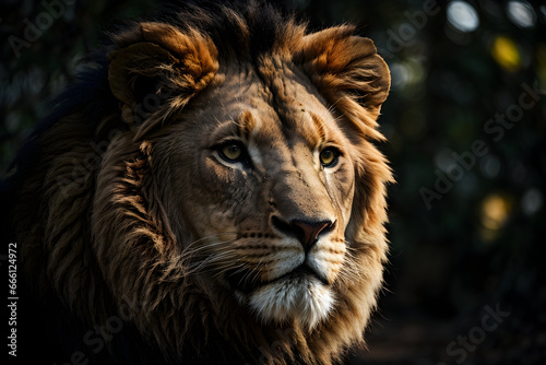 portrait of a lion © Zulfiqar