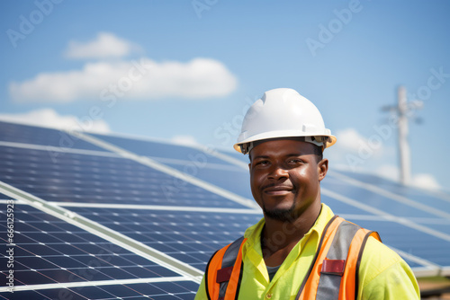 Sun Power Oversight, Engineer Monitors and Maintains the Solar Farm's Energy Harvesters