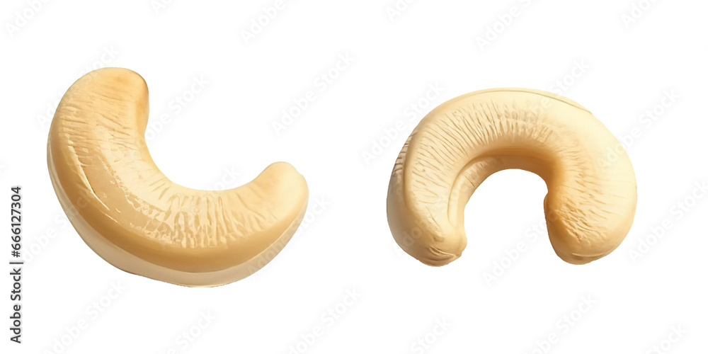 Tasty cashew nuts on transparent background Generative AI Tasty cashew nuts on transparent background Generative AI