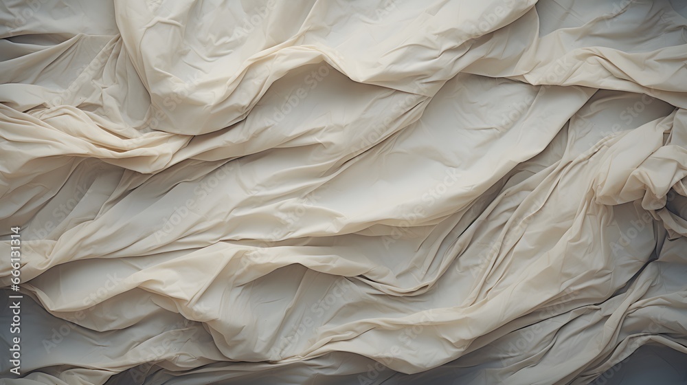 texture tissu blanc froissé, généré par IA texture tissu blanc froissé, généré par IA