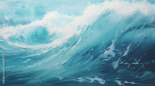 wave of water of the sea ocean © fraudiana