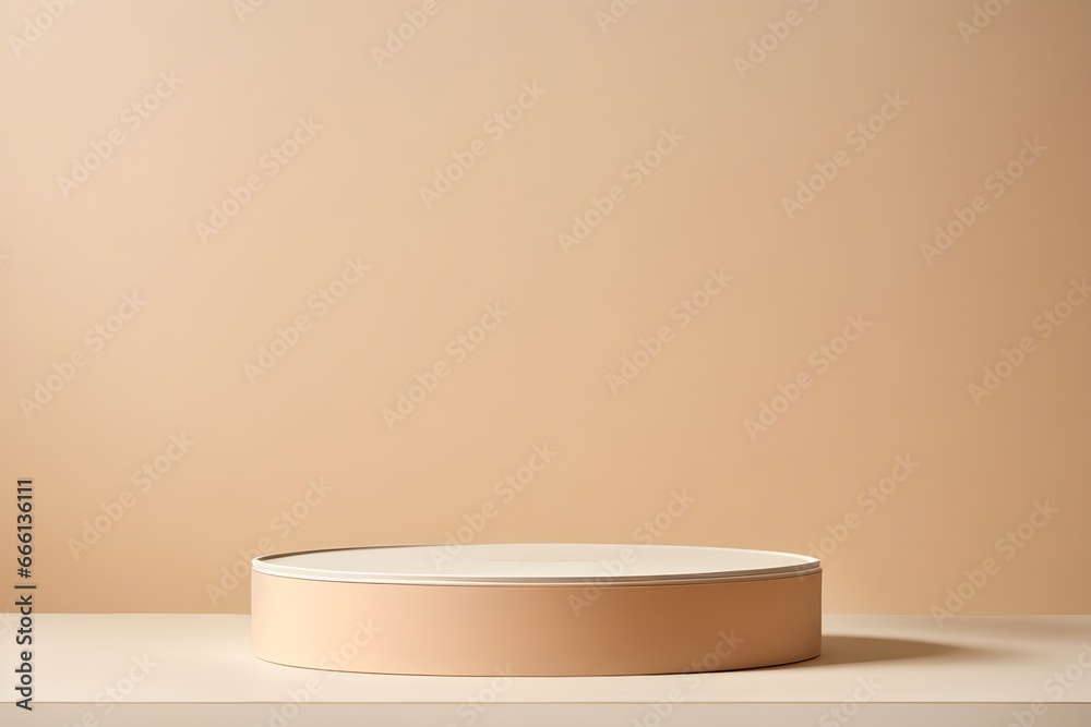 Podium for display product. Background for cosmetic product branding, identity and packaging. Generative AI. Podium for display product. Background for cosmetic product branding, identity and packaging. Generative AI.