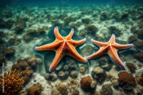 starfish in the sea © Ahyan
