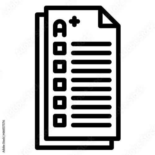 Report Card Icon