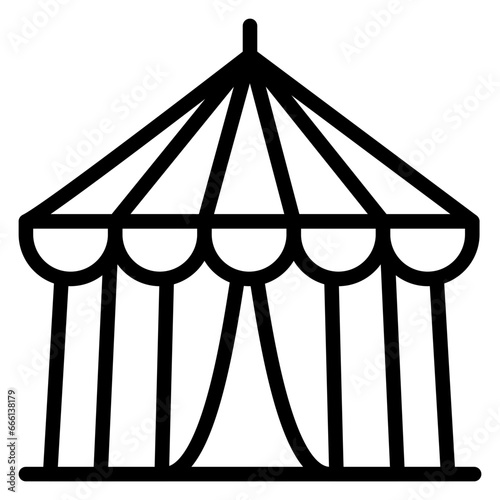 Circus Tent Icon