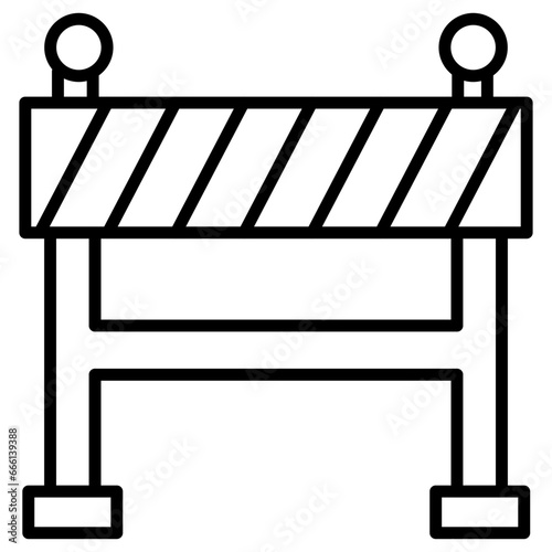 Road Block Icon