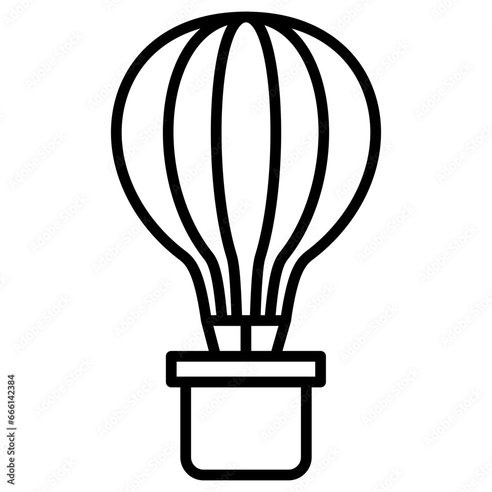 Obraz premium Air Balloon Icon