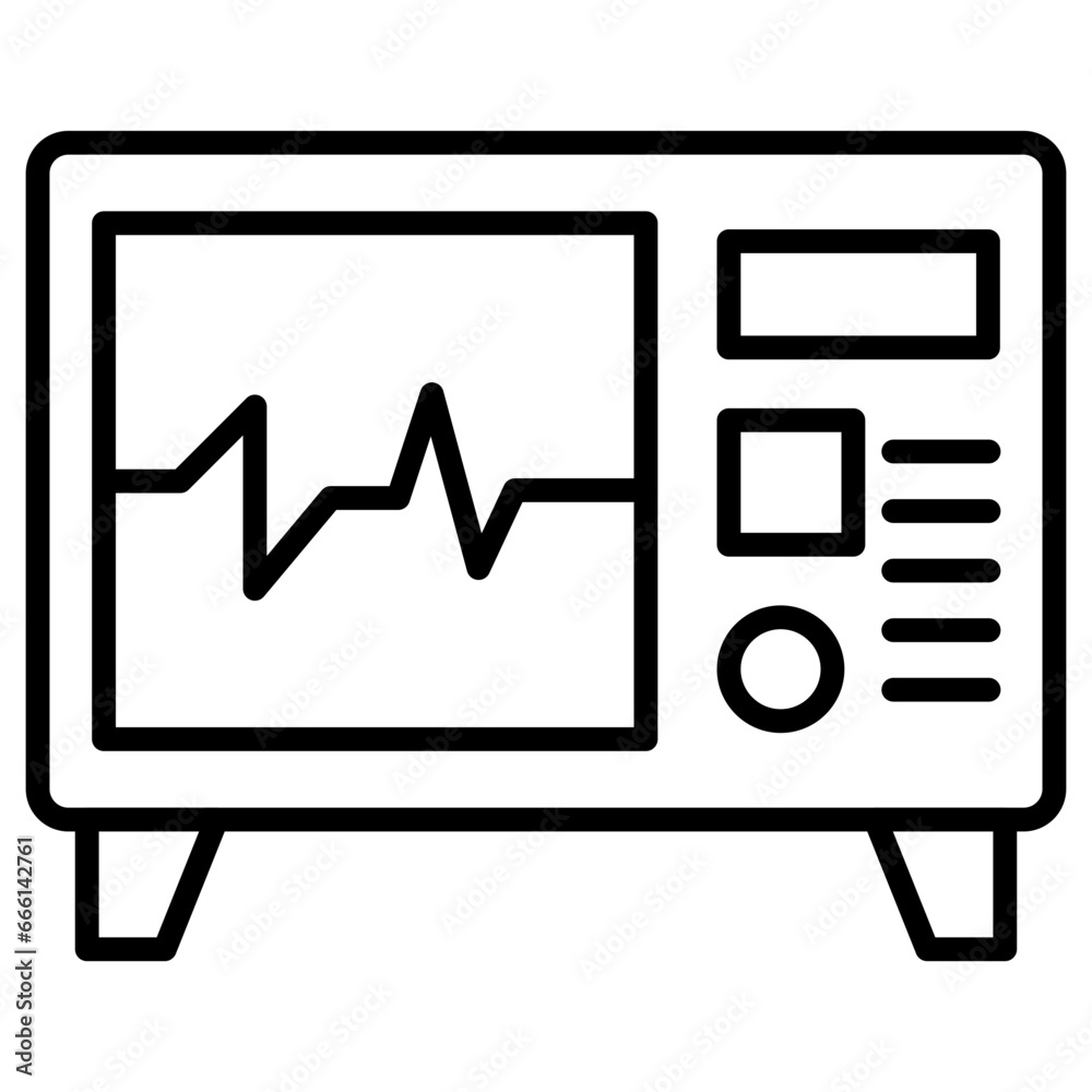 Heart Monitoring Icon Heart Monitoring Icon