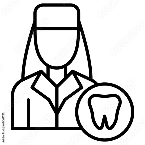 Female Dentist Icon