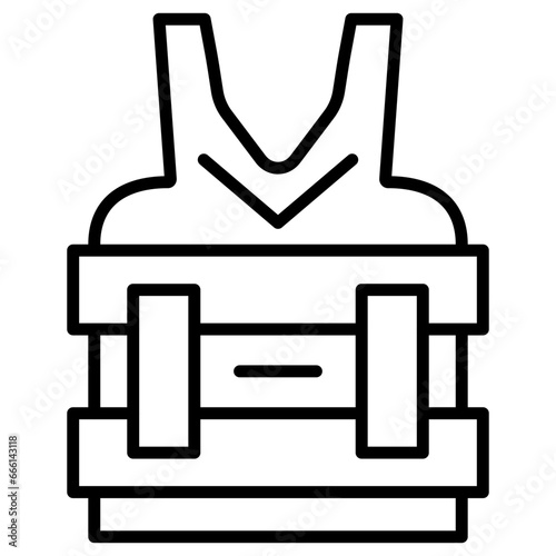 Bullet Proof Vest Icon