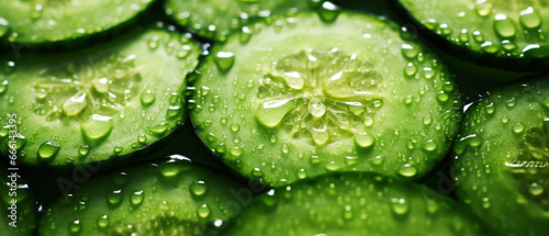 Close-up of a cucumber surface.
