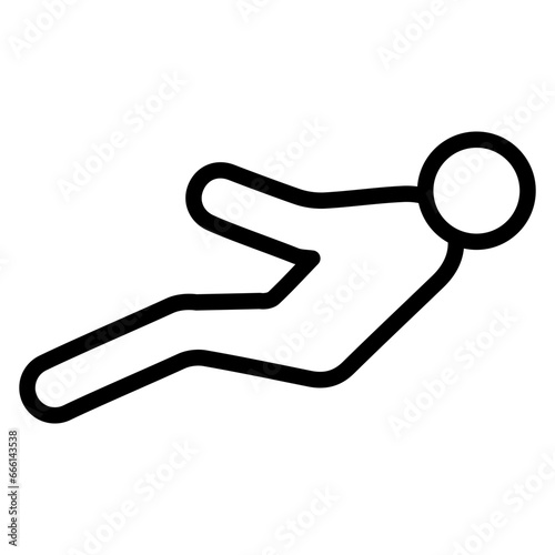 Lying Down Icon