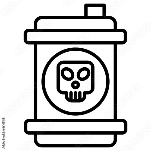 Toxic Waste Icon
