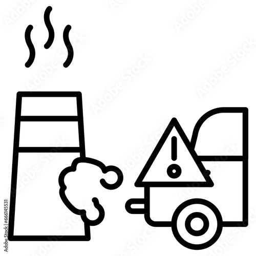 Atmospheric Pollution Icon
