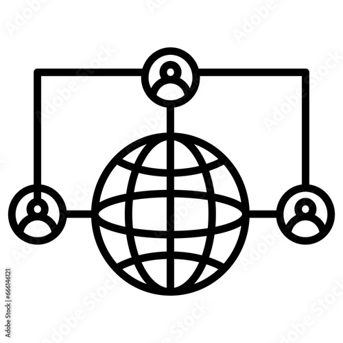 Global Communication Icon