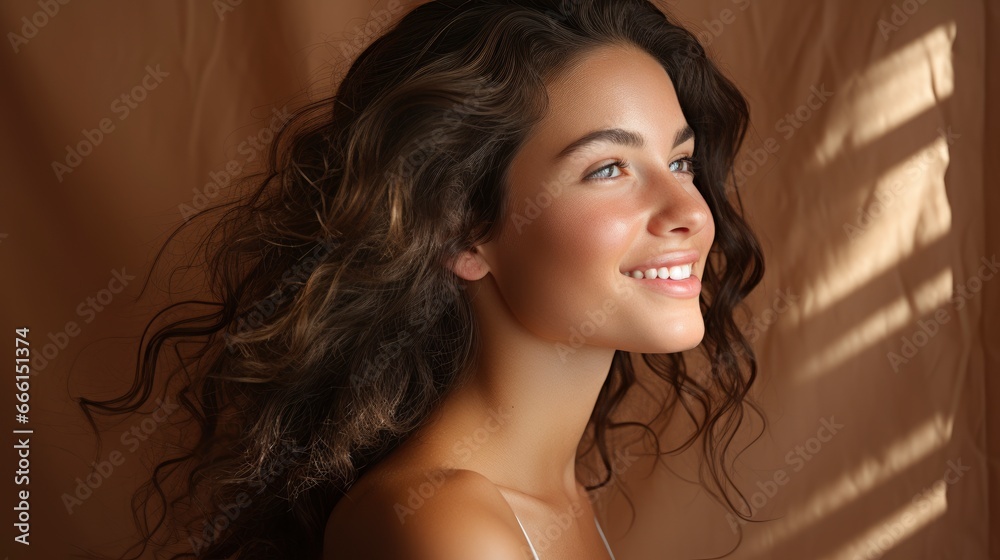 Happy Young Woman Face With Clear Skin Brown, Background Image , Beautiful Women, Hd Happy Young Woman Face With Clear Skin Brown, Background Image , Beautiful Women, Hd