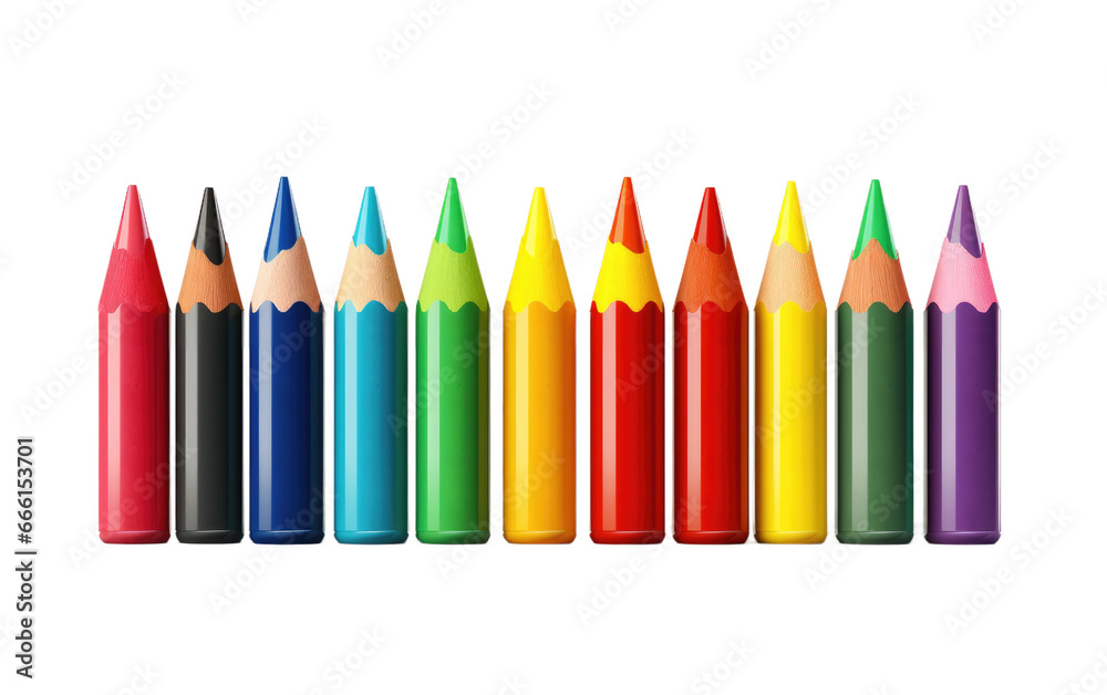Attractive and Multiple Crayons Pencils on a Clear Surface or PNG Transparent Background. Attractive and Multiple Crayons Pencils on a Clear Surface or PNG Transparent Background.