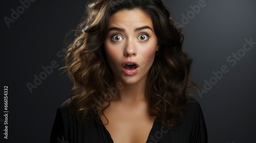  Brunette Woman Feeling Surprised About Something, Background Image , Beautiful Women, Hd