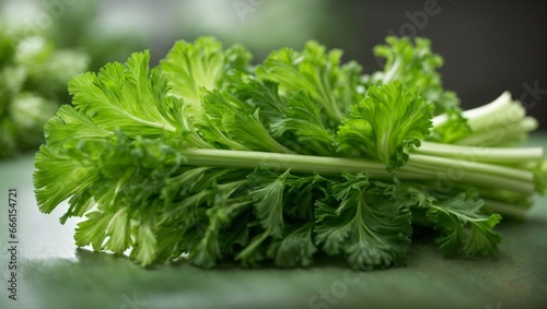 bunch of fresh green Celery
