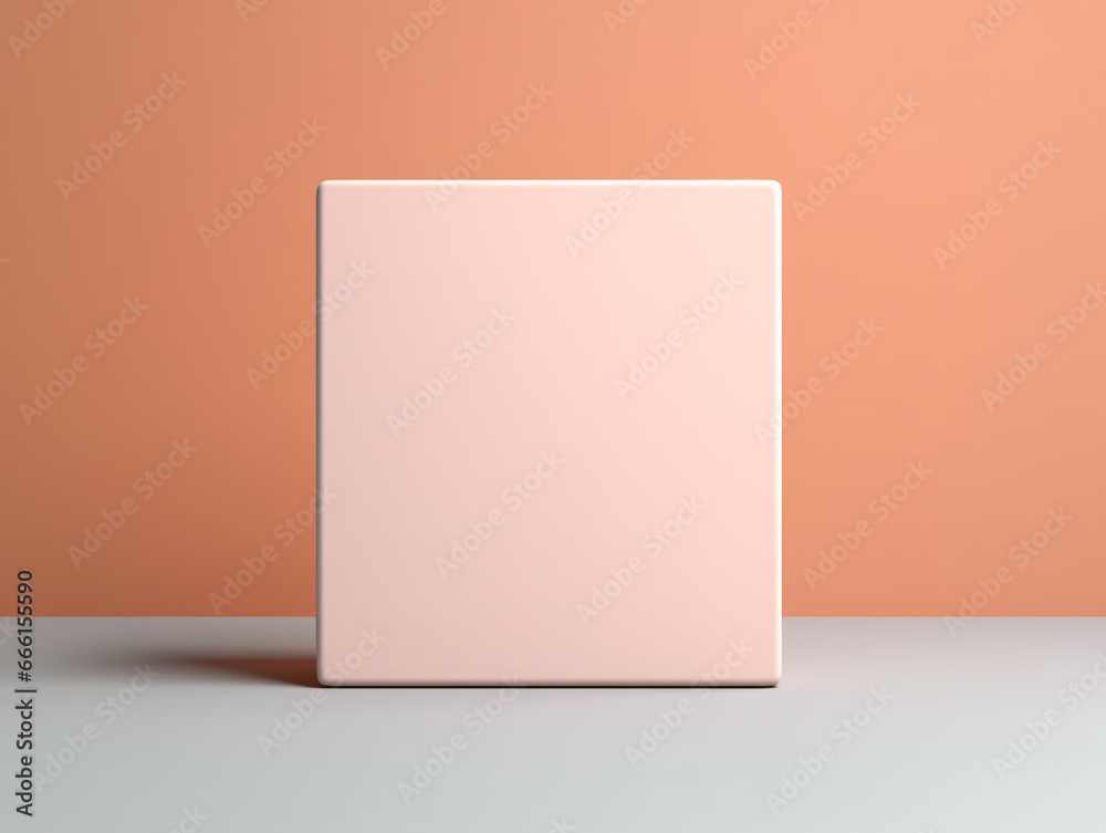 3d rendering of minimal geometric square shapes. Podium for product presentation. 3d rendering of minimal geometric square shapes. Podium for product presentation.