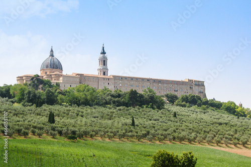 Beautiful landscape in Loreto located in Marche region of Italy