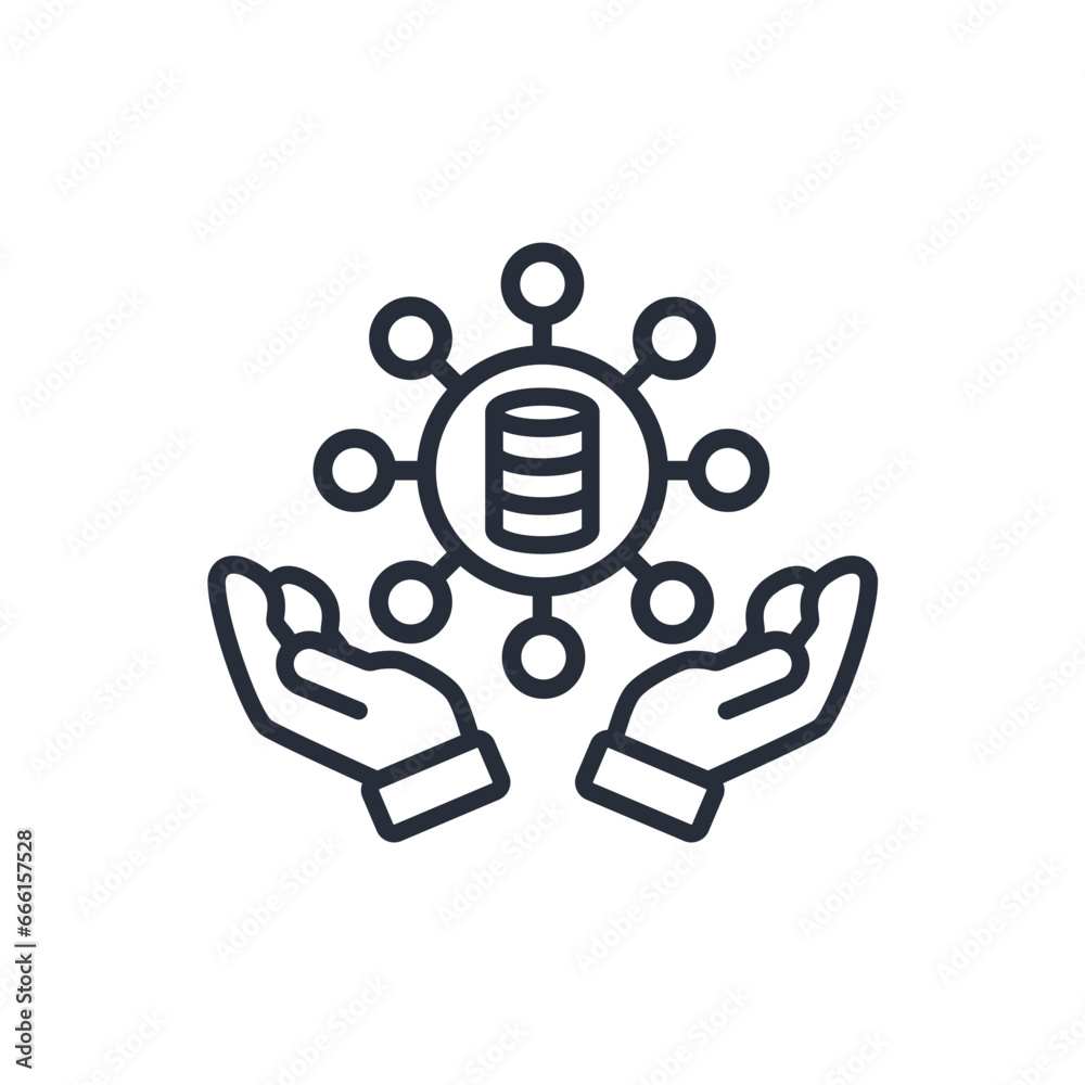 data management icon. vector.Editable stroke.linear style sign for use web design,logo.Symbol illustration. data management icon. vector.Editable stroke.linear style sign for use web design,logo.Symbol illustration.