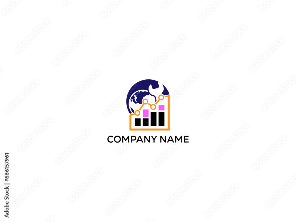 Usable for Business and Branding Logos. Flat Vector Logo Design Template Element. creative  smart logo detailing with clean background. Business and Branding Logos.