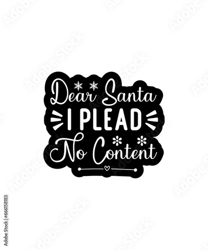 Christmas Stickers Svg Png Bundle, Retro Digital Christmas Printable Stickers Svg, Merry and Bright Svg, Christmas Season Svg, Png File