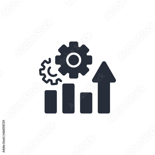 performance icon. vector.Editable stroke.linear style sign for use web design,logo.Symbol illustration.