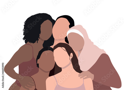 variety of different empowered women