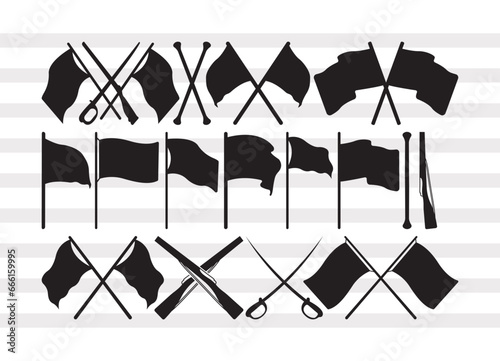 Color Guard SVG, Marching Band Silhouette, Color Guard Flags Svg, Color Guard Bundle