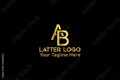 Luxury, monogram, latter, business logo design