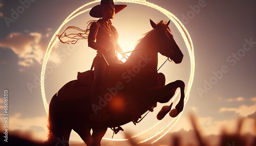 person sitting on horse