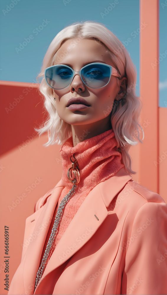portrait of a woman with sunglasses portrait of a woman with sunglasses