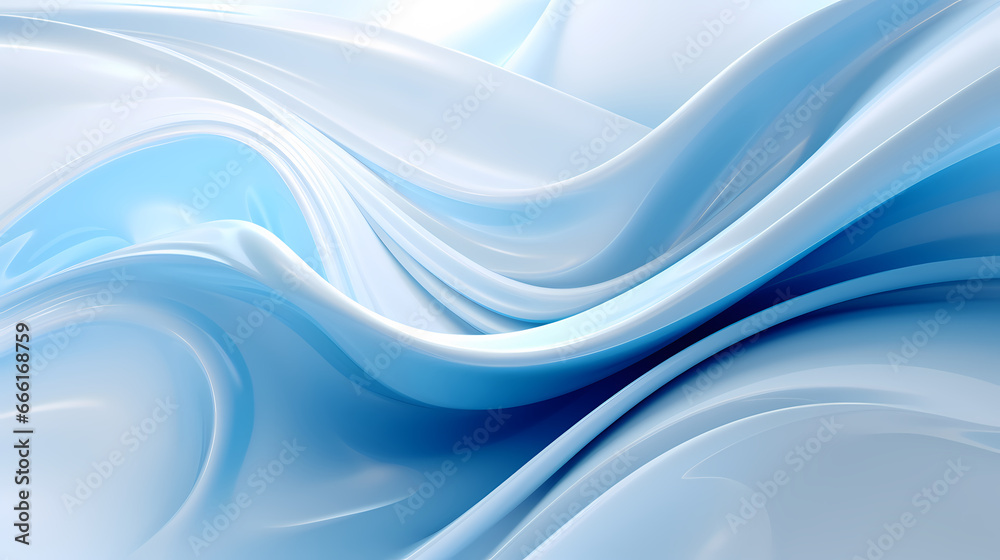 Fototapeta premium Blue swirl abstract graphic poster web page PPT background