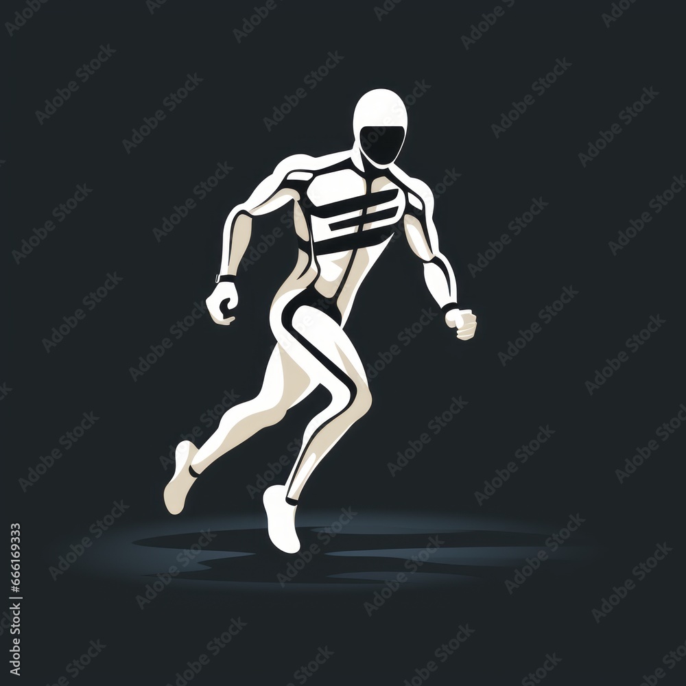 the running man icon