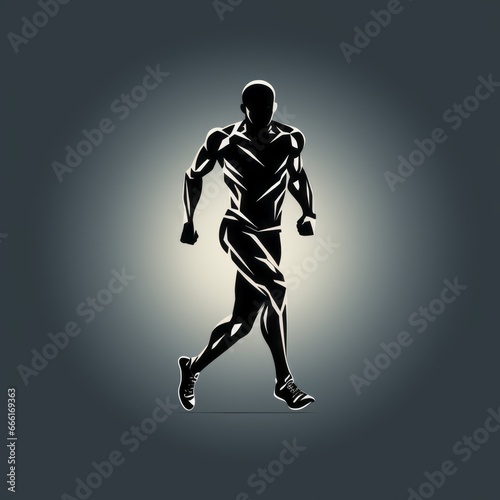 the running man icon