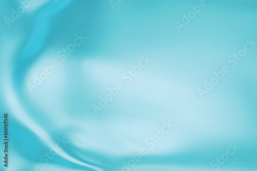 Close-up texture of Blue ice silk.  Light blue fabric smooth surface background. Smooth elegant blue silk in vivid toned. © vensto