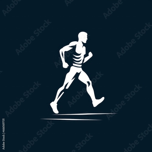 graphic runner logo