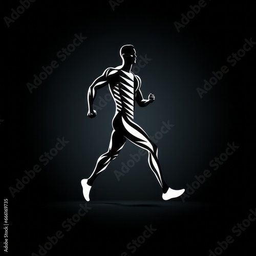 graphic runner logo