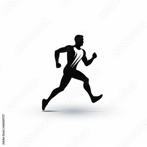 graphic runner logo