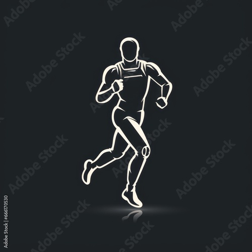runner silhouette icon © stasknop