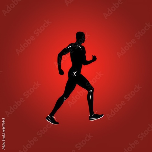 runner silhouette icon