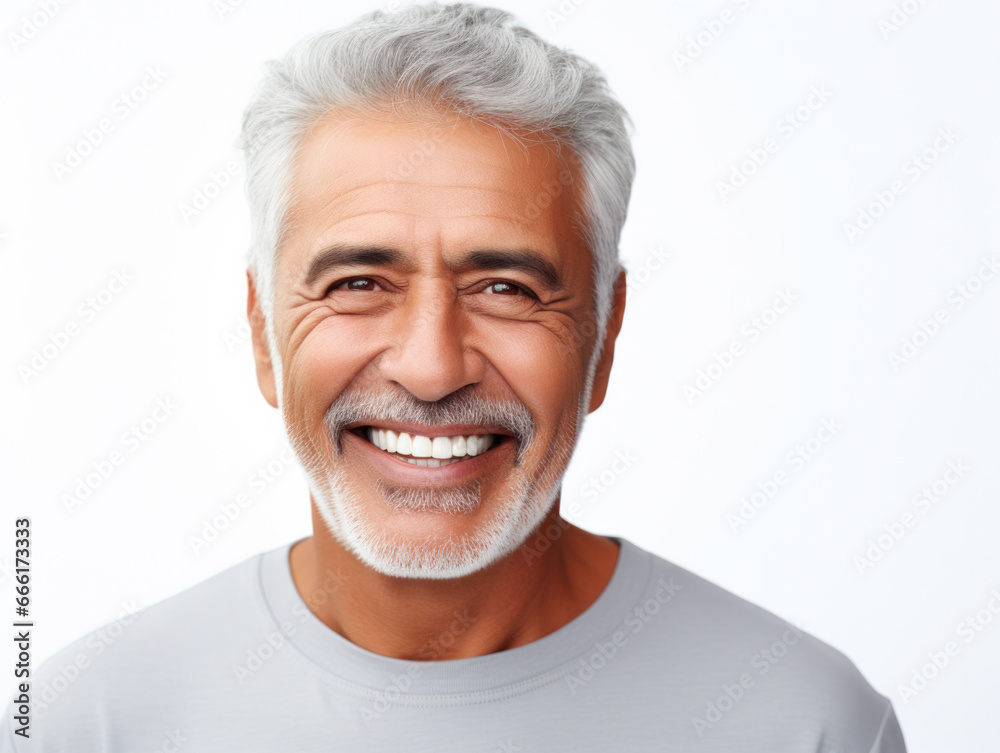 A portrait of a smiling character showing teeth
A portrait of a smiling character showing teeth