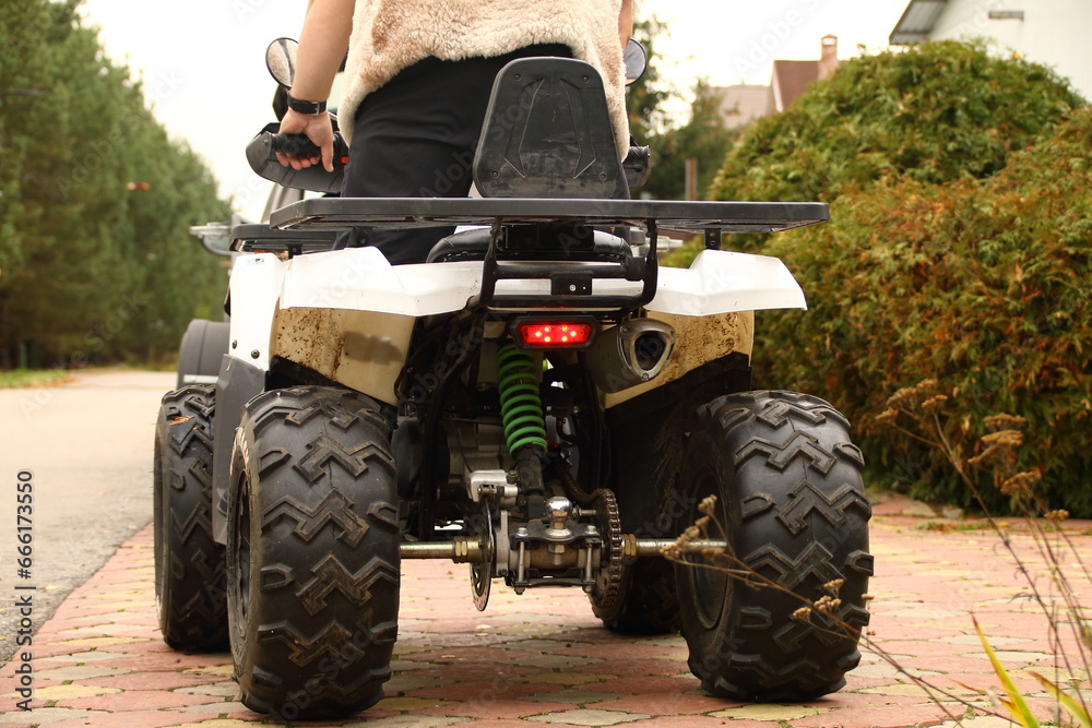 Fototapeta premium person in a wheelchair