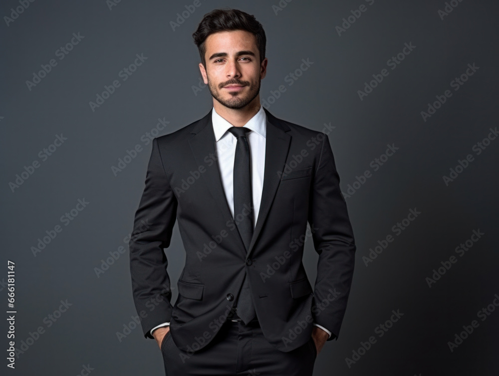 Portraits of business people