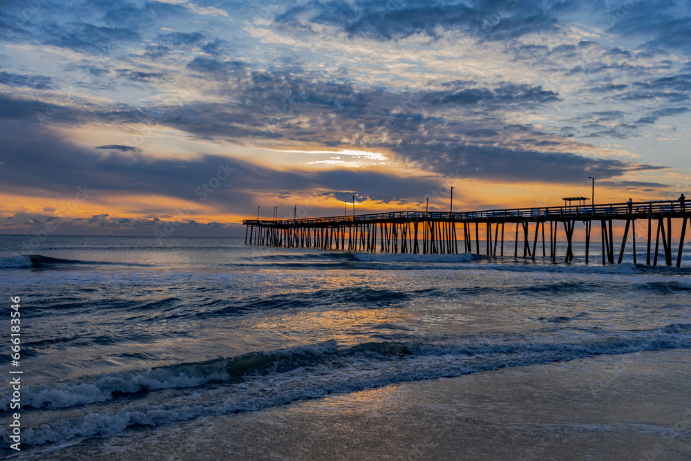 Sunrise at the Virginia Beach pier