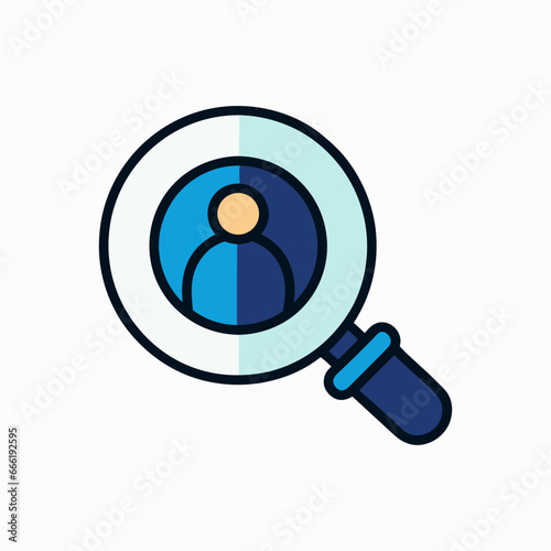 Search icon, Magnifying glass icon, find symbol, explore icon, look up symbol, Query icon, Seek icon,