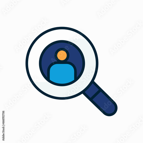 Search icon, Magnifying glass icon, find symbol, explore icon, look up symbol, Query icon, Seek icon,